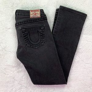 ALL JEANS DISCOUNTED!- True Religion $199 Straight Leg Women’s Jeans 27